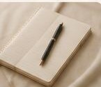 Open journal and pen